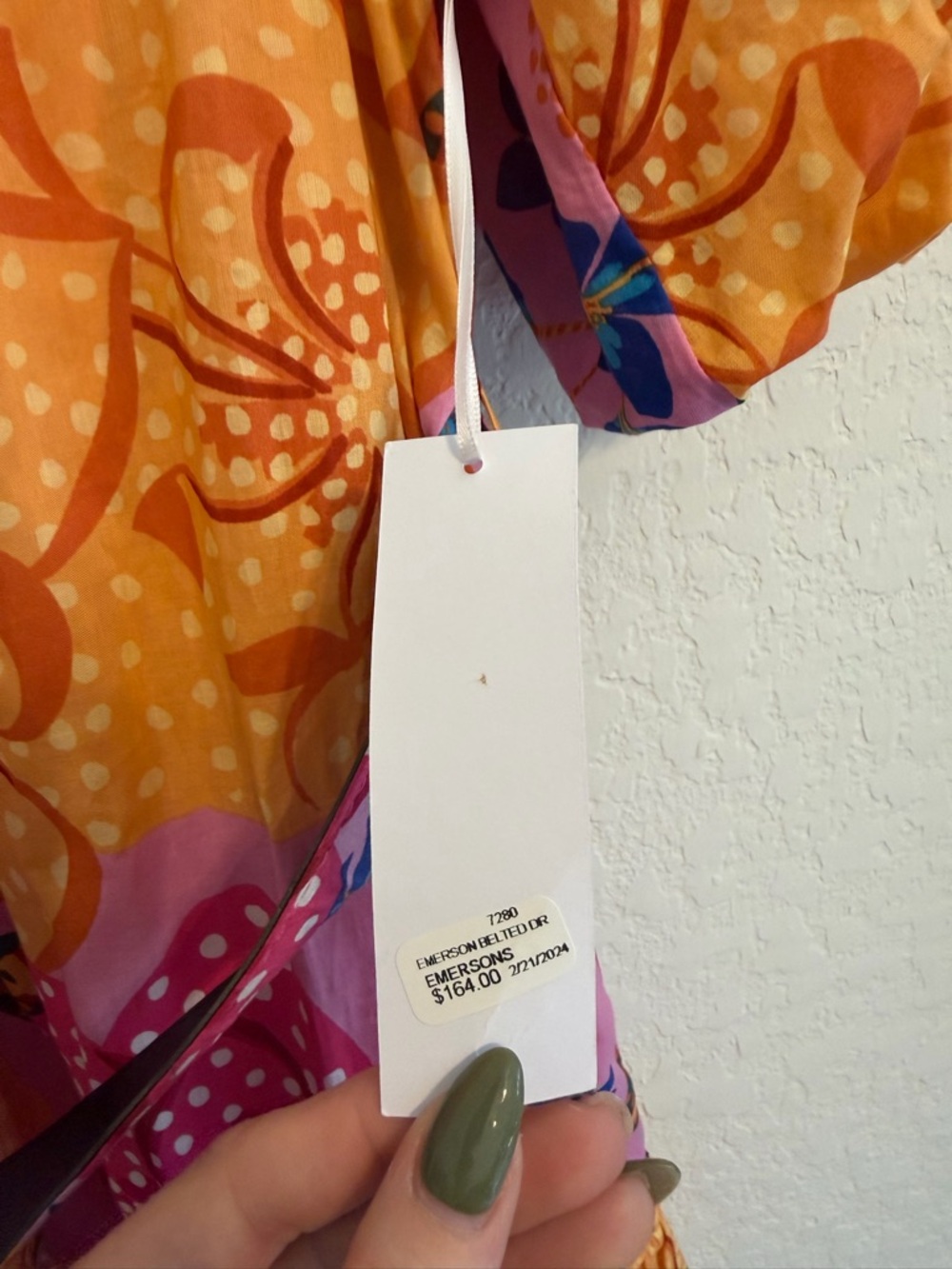 J. Marie The Emerson Belted Dress Size S - Picture 7 of 8